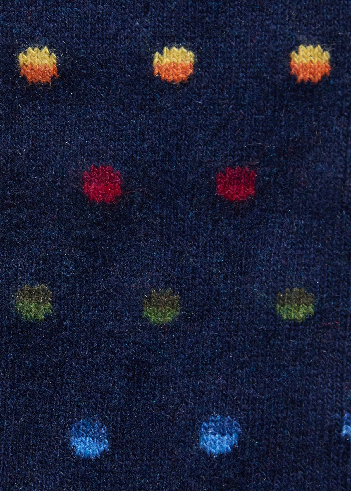 Chunky Colorful Dot Sock Grey - Paul Stuart