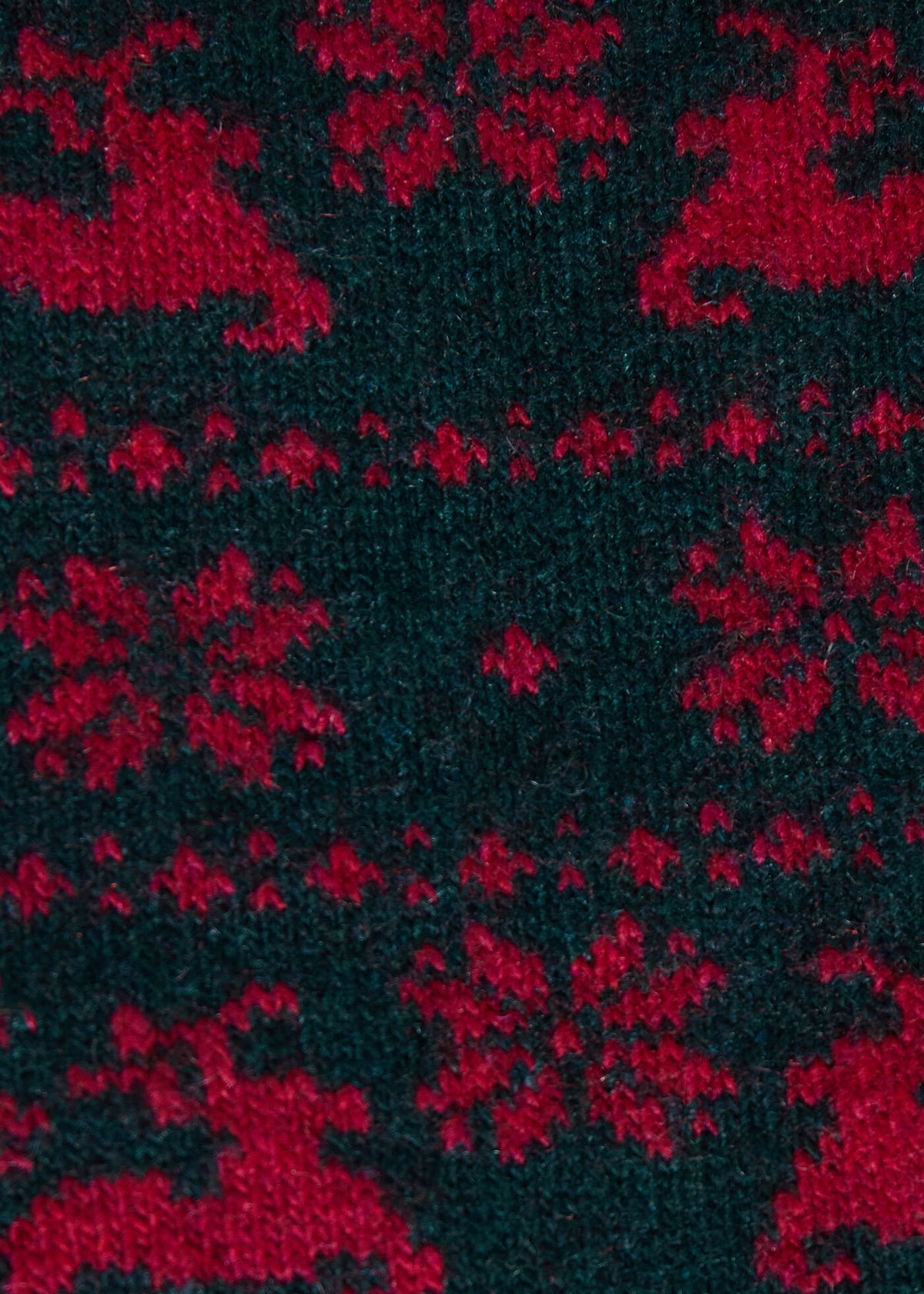 Reindeer & Snowflake Sock Green - Paul Stuart