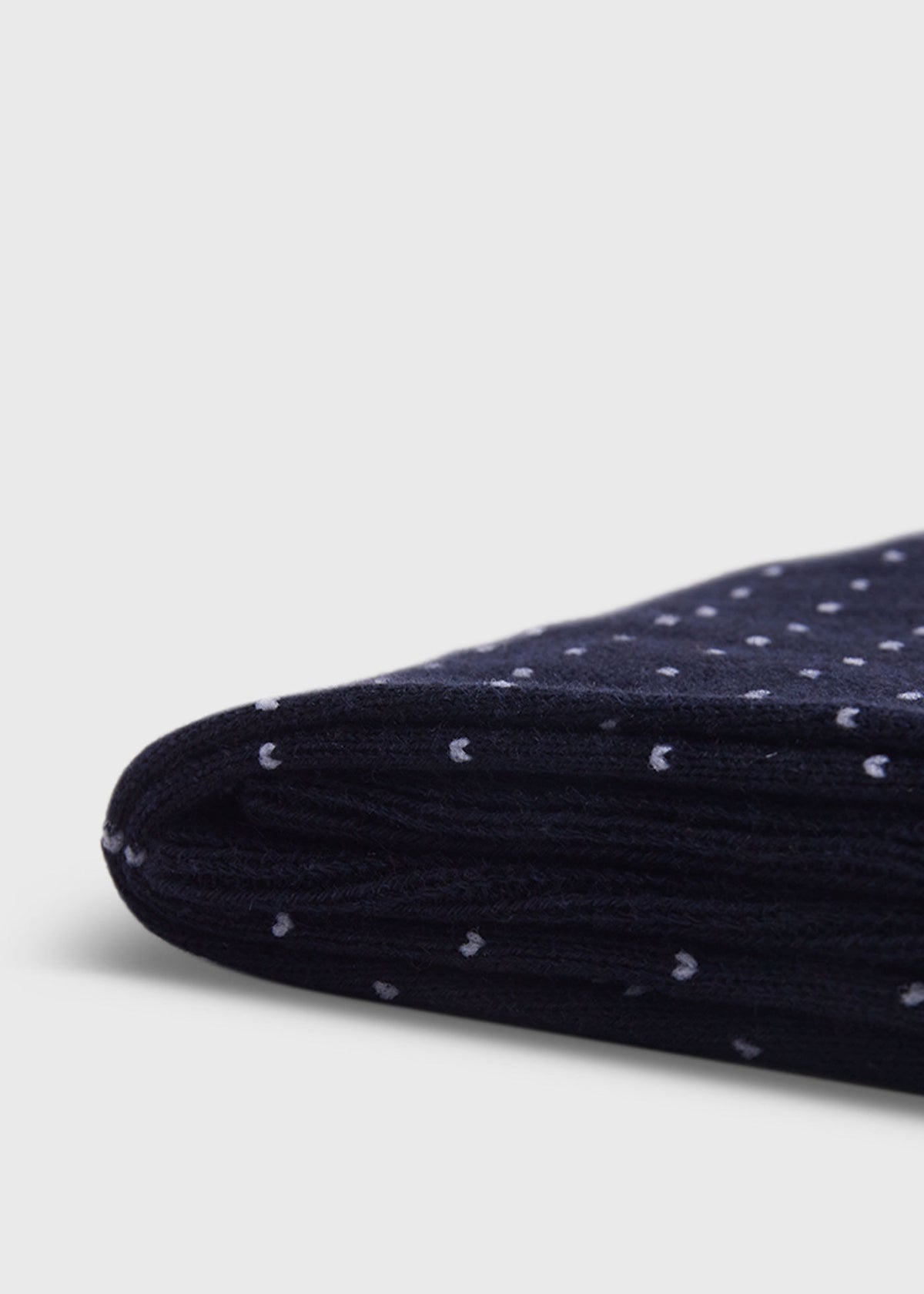Pindot Dress Sock Black - Paul Stuart