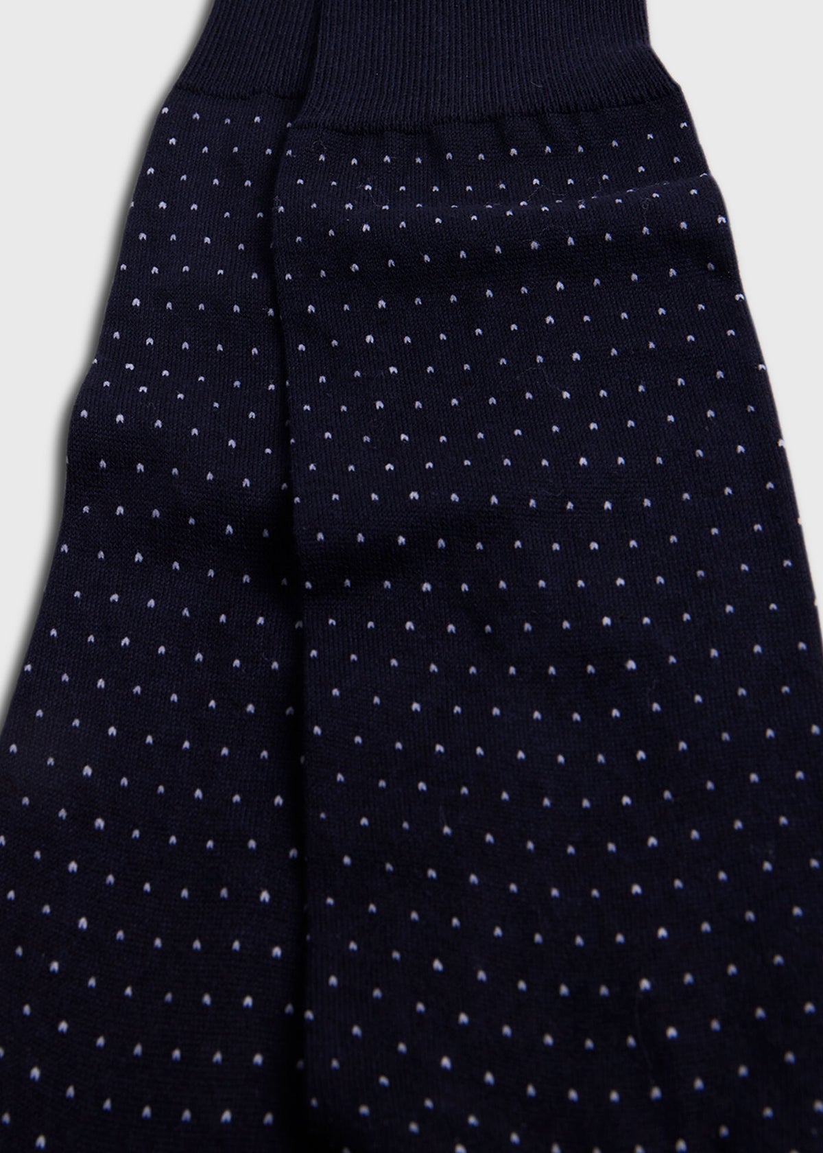 Pindot Dress Sock Black - Paul Stuart