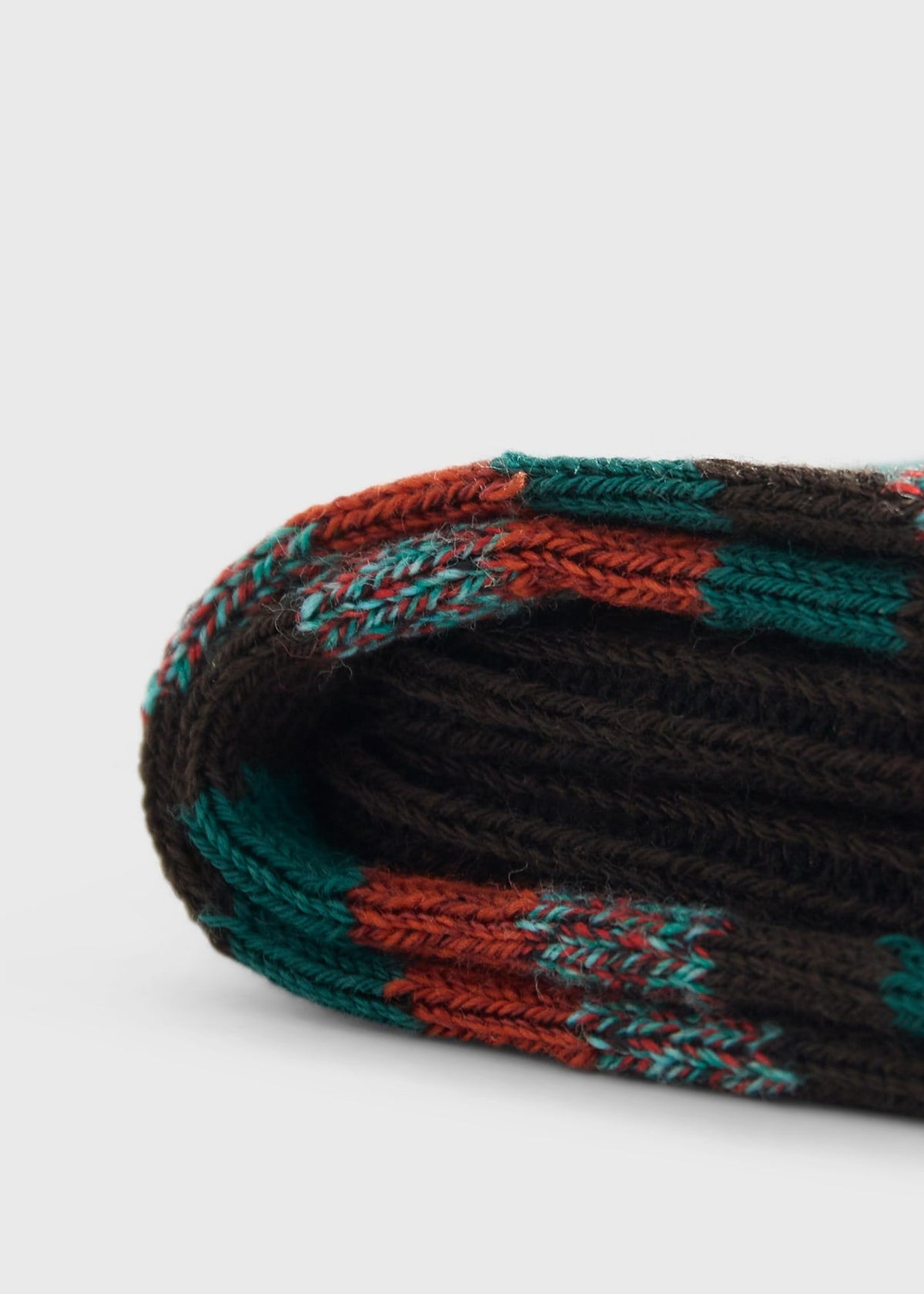 Colorful Stripe Sock Black - Paul Stuart