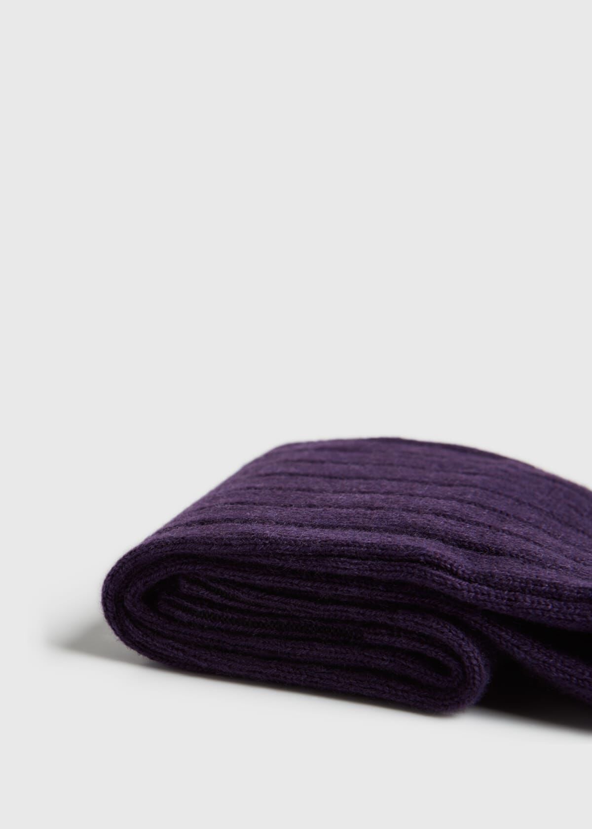 Cashmere Ribbed Sock Berry, unselectable - Paul Stuart