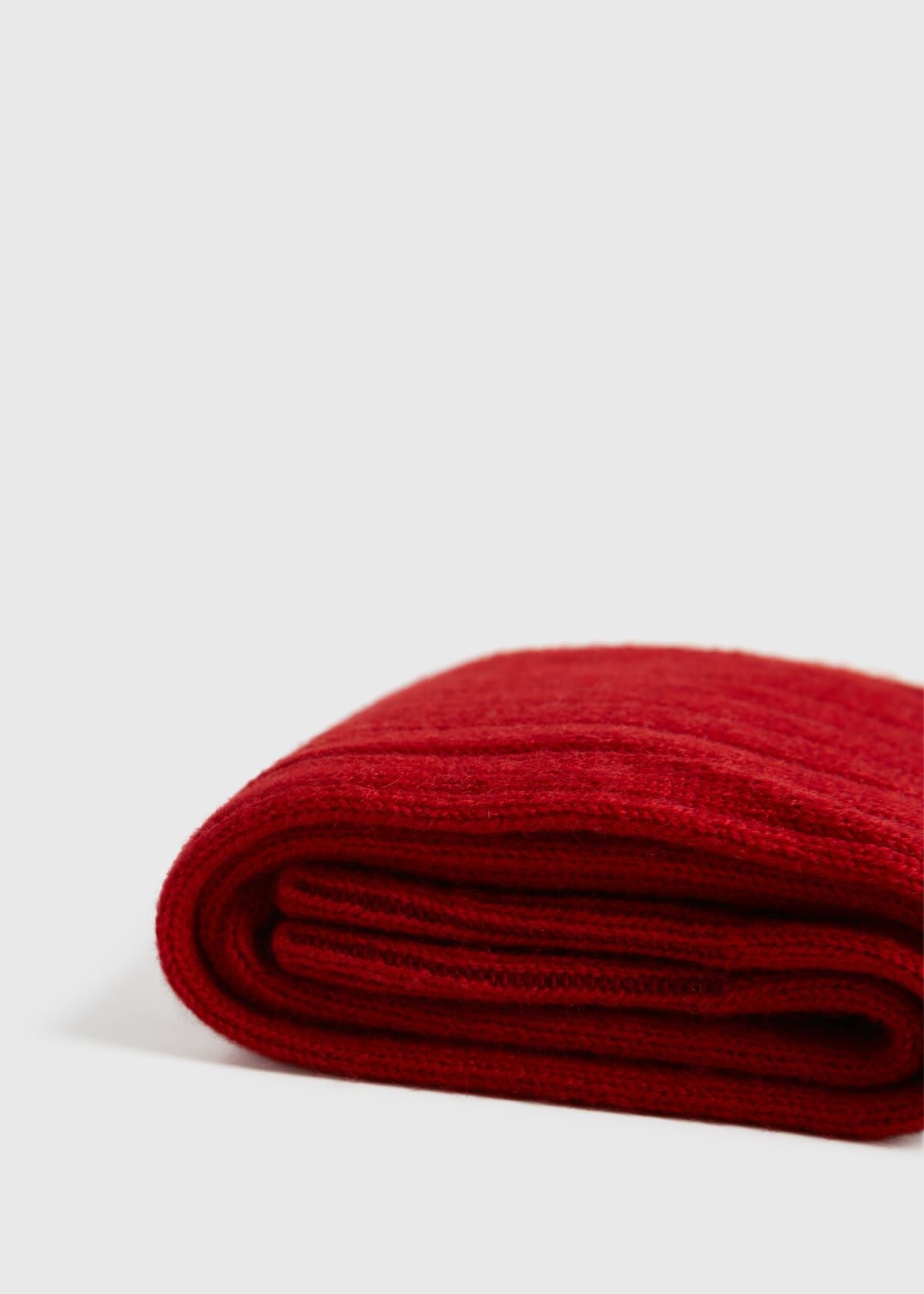 Cashmere Ribbed Sock Berry, unselectable - Paul Stuart