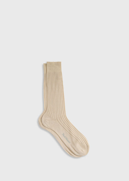 All Year Cotton Dress Sock Black - Paul Stuart