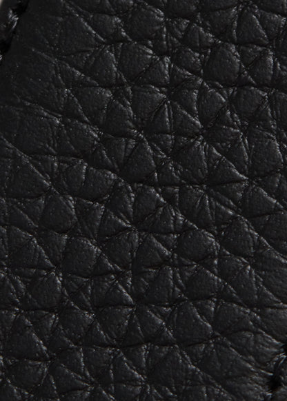 Grained Taurillon Leather Belt Black - Paul Stuart
