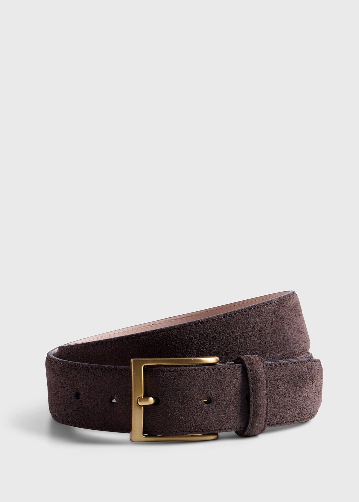 Suede Belt Brown - Paul Stuart