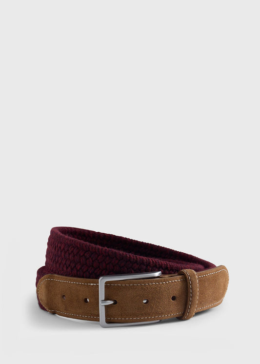 Braided Stretch Belt Brown - Paul Stuart