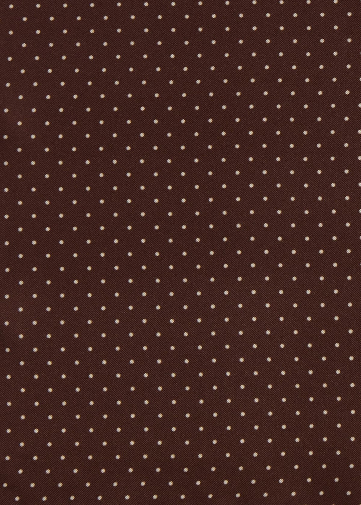 Printed Silk Dot Pocket Square Black - Paul Stuart