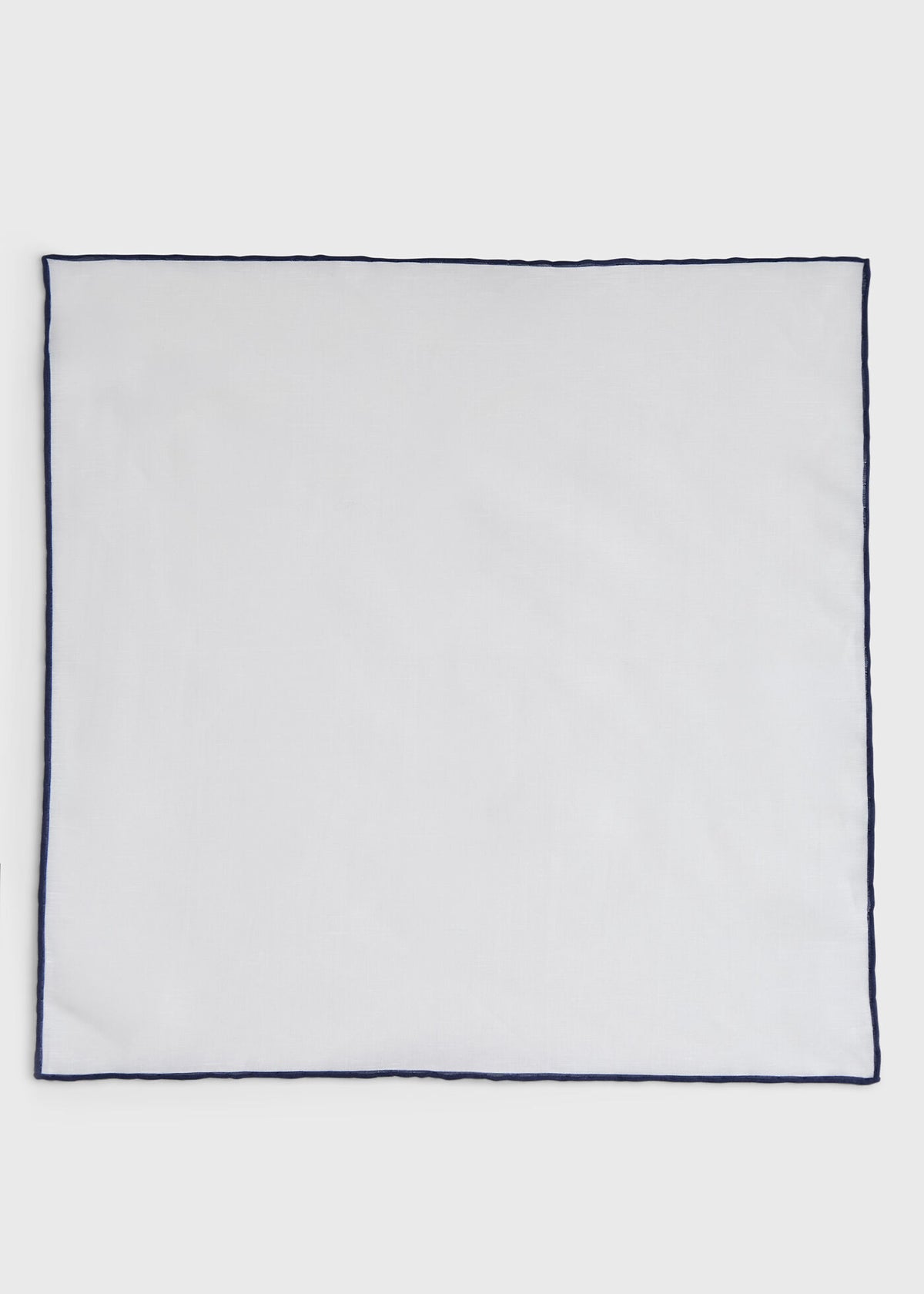 Handkerchief with Contrast Border Burgundy - Paul Stuart