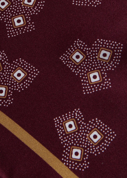 Geometric Dot Pocket Square Green - Paul Stuart