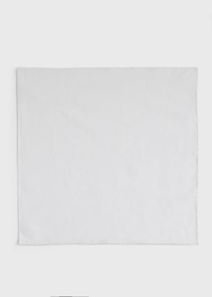 Handkerchief with Contrast Border Burgundy - Paul Stuart