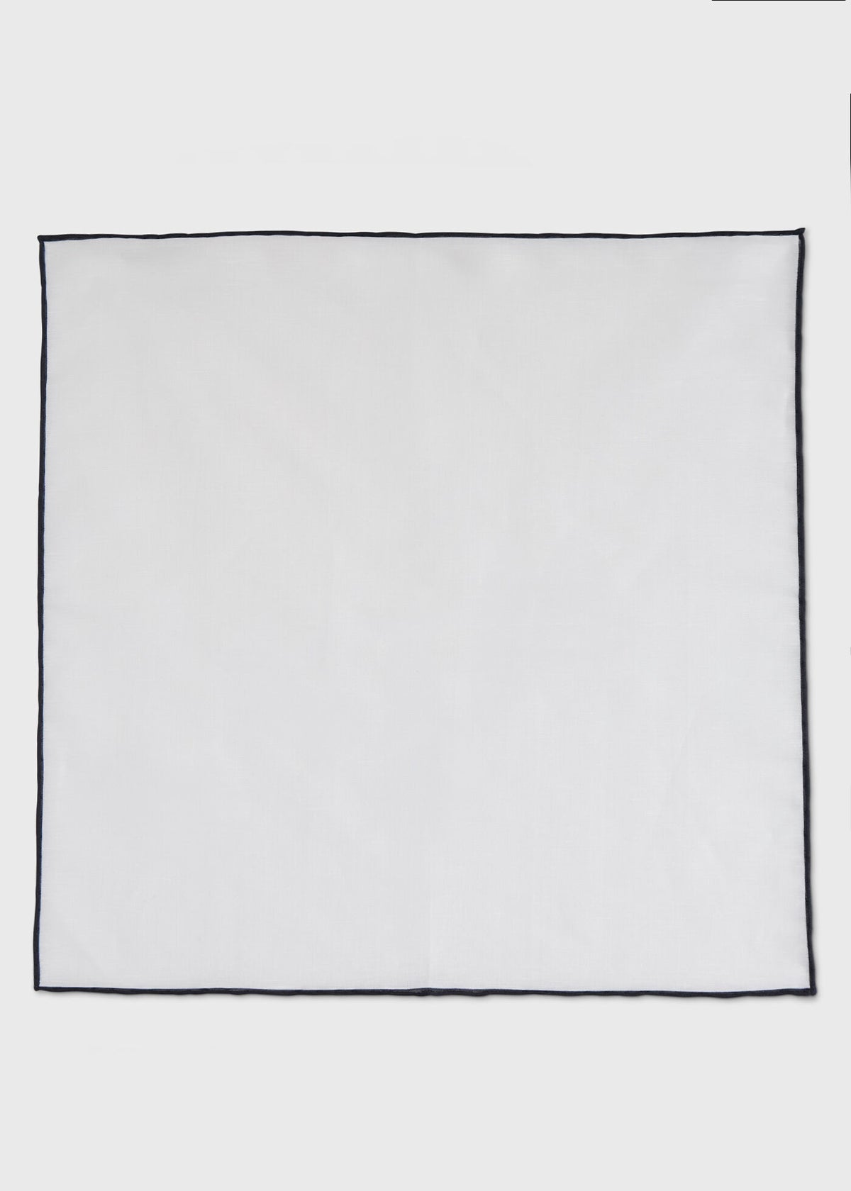 Handkerchief with Contrast Border Burgundy - Paul Stuart