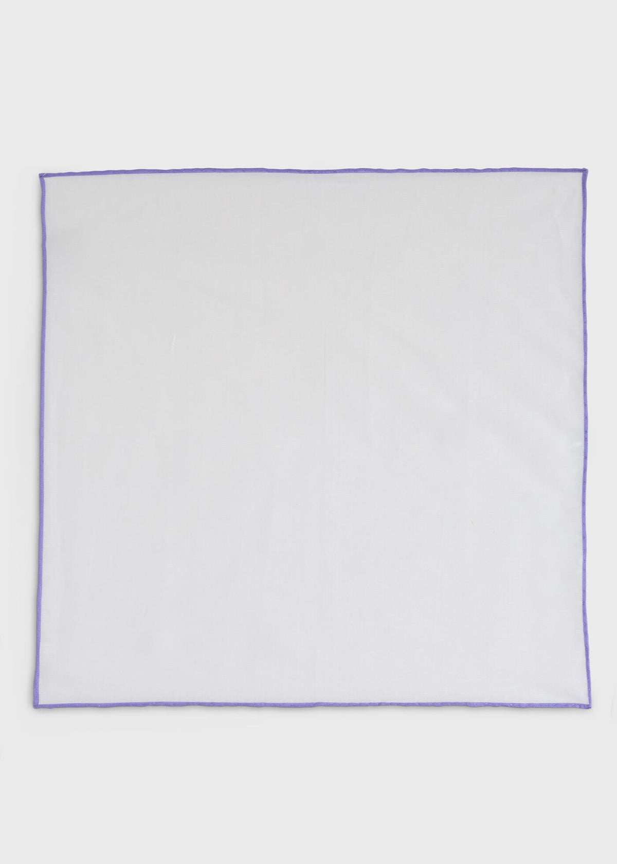 Handkerchief with Contrast Border Burgundy - Paul Stuart