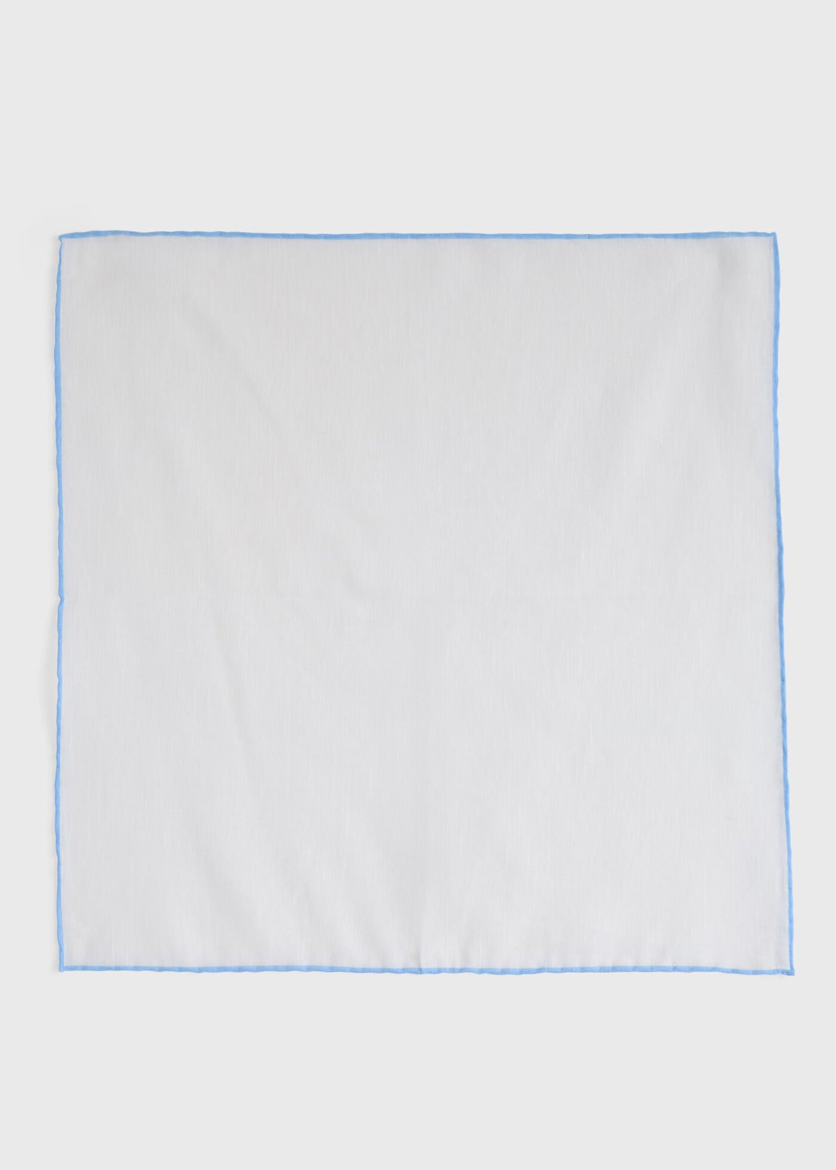Handkerchief with Contrast Border Burgundy - Paul Stuart