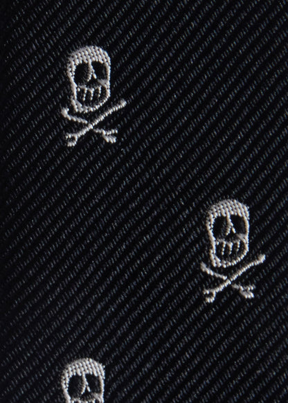 Skull & Bone Formal Suspenders Black - Paul Stuart
