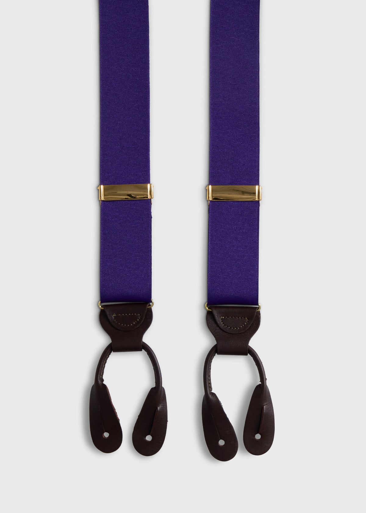 Solid Grosgrain Suspenders Auburn, unselectable - Paul Stuart