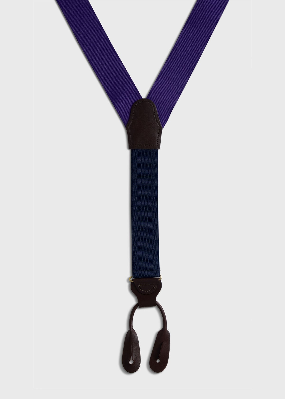 Solid Grosgrain Suspenders Auburn, unselectable - Paul Stuart