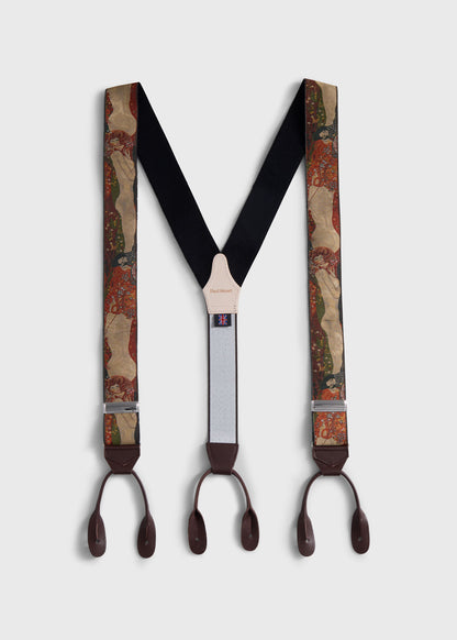 Klimt Suspenders Brown - Paul Stuart