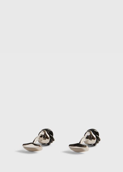 Sterling Silver with Black Onyx Carved Knot Black - Paul Stuart