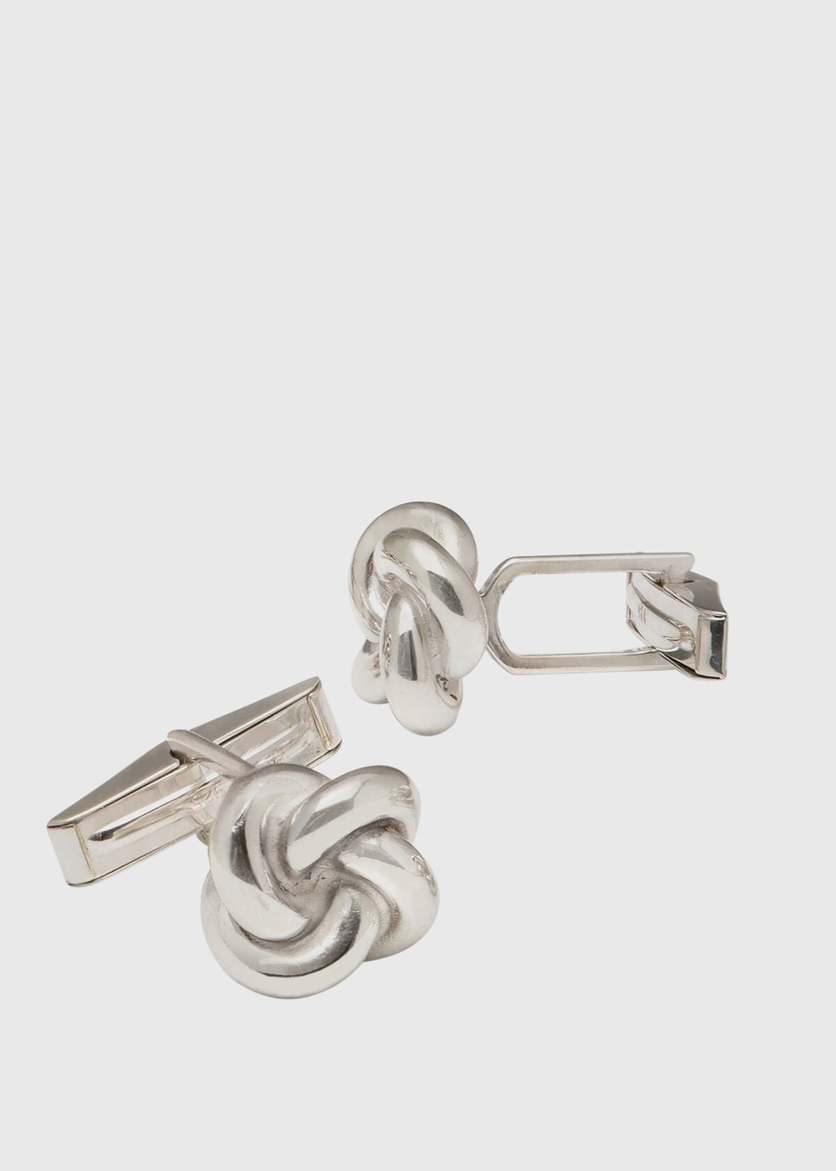 Gold Plated Sterling Silver Knot Cufflink & Stud Set Assorted, unselectable - Paul Stuart