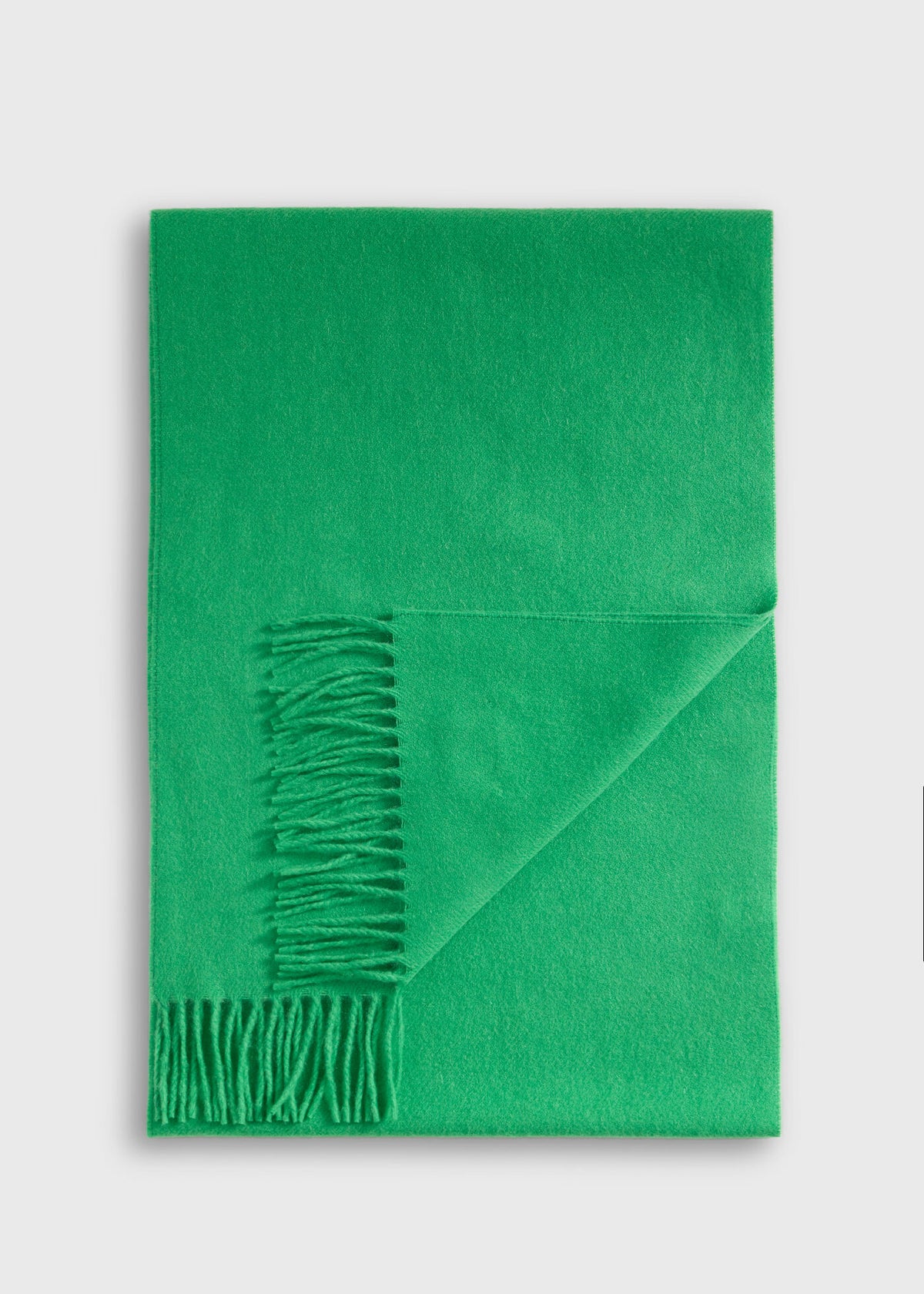 Cashmere Scarf with Man on the Fence Logo Blue, unselectable - Paul Stuart