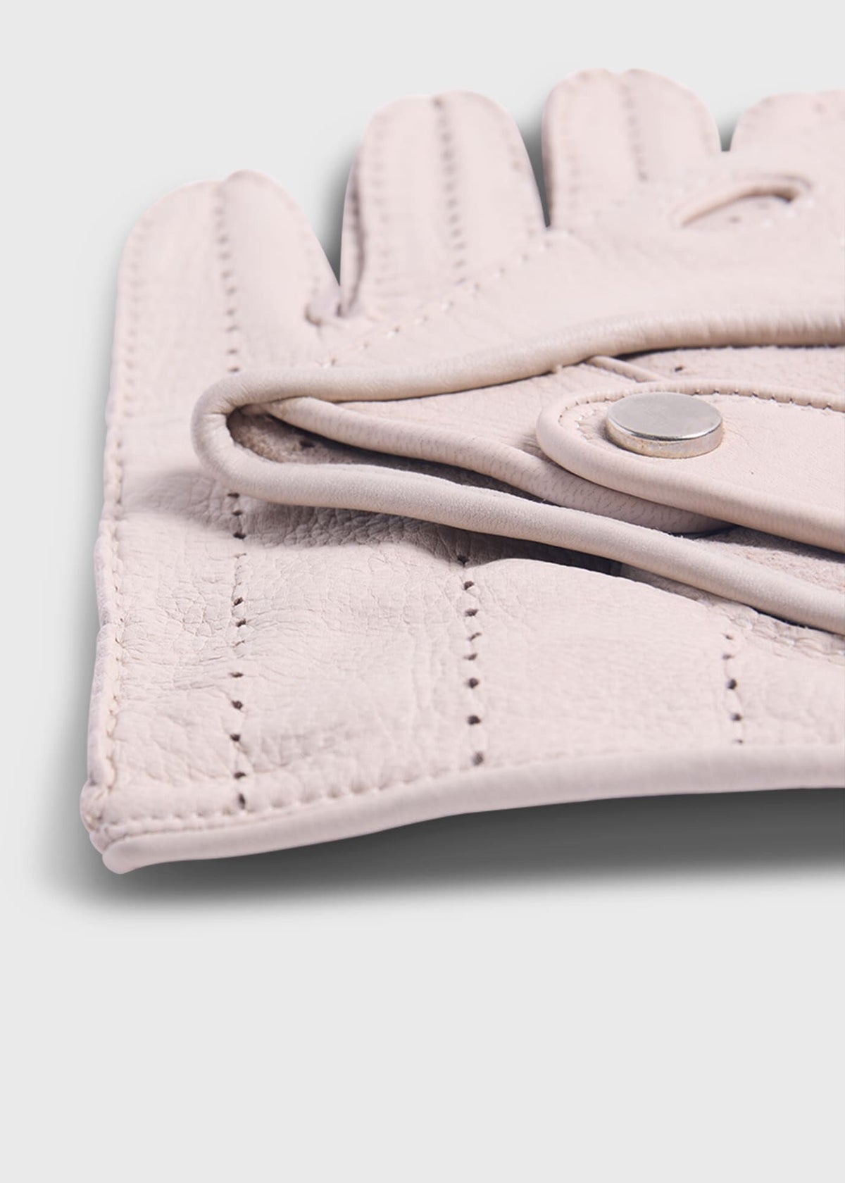 Deerskin Leather Driving Glove Beige - Paul Stuart