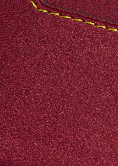 Flat Card Case Burgundy - Paul Stuart
