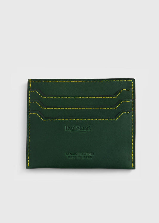 Flat Card Case Burgundy - Paul Stuart