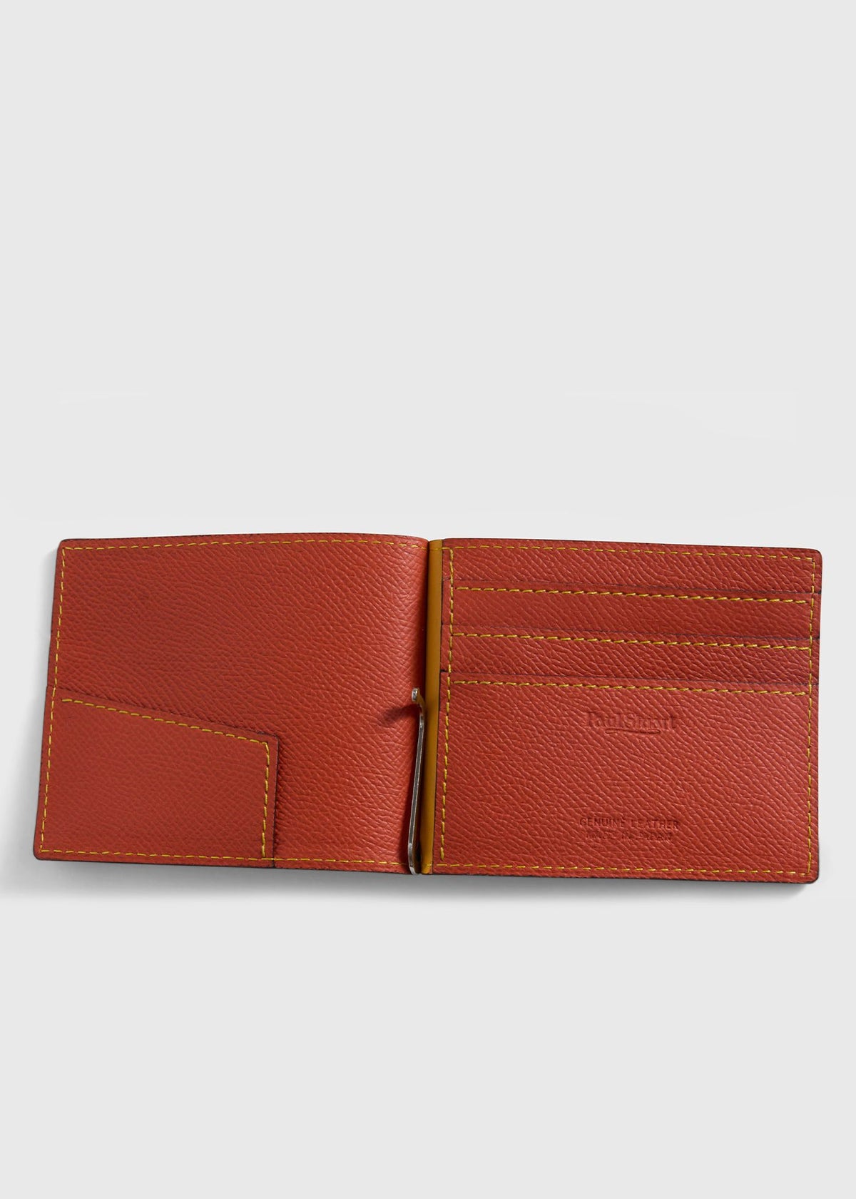 French Calf Money Clip Blue - Paul Stuart