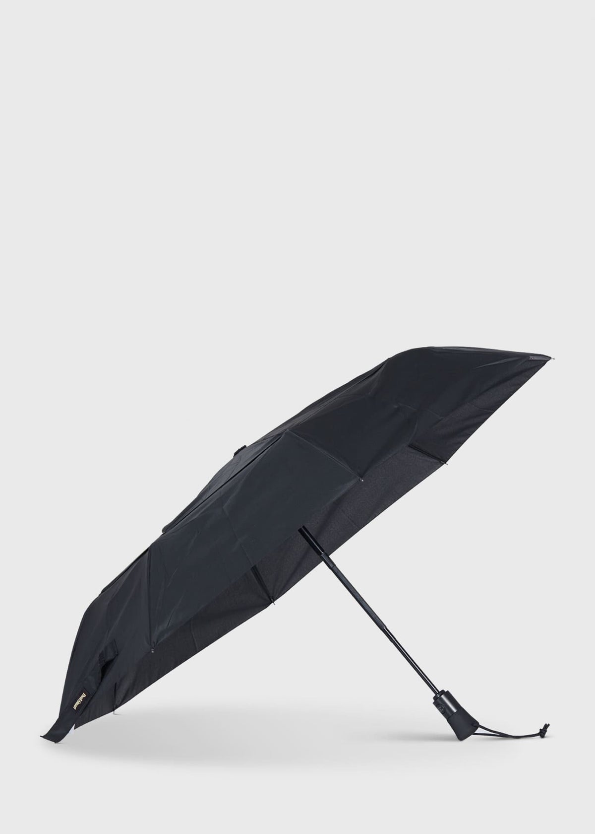 Black Windproof Umbrella Black - Paul Stuart