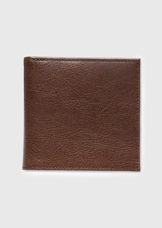 Vachetta Leather Hipster Wallet Black, unselectable - Paul Stuart
