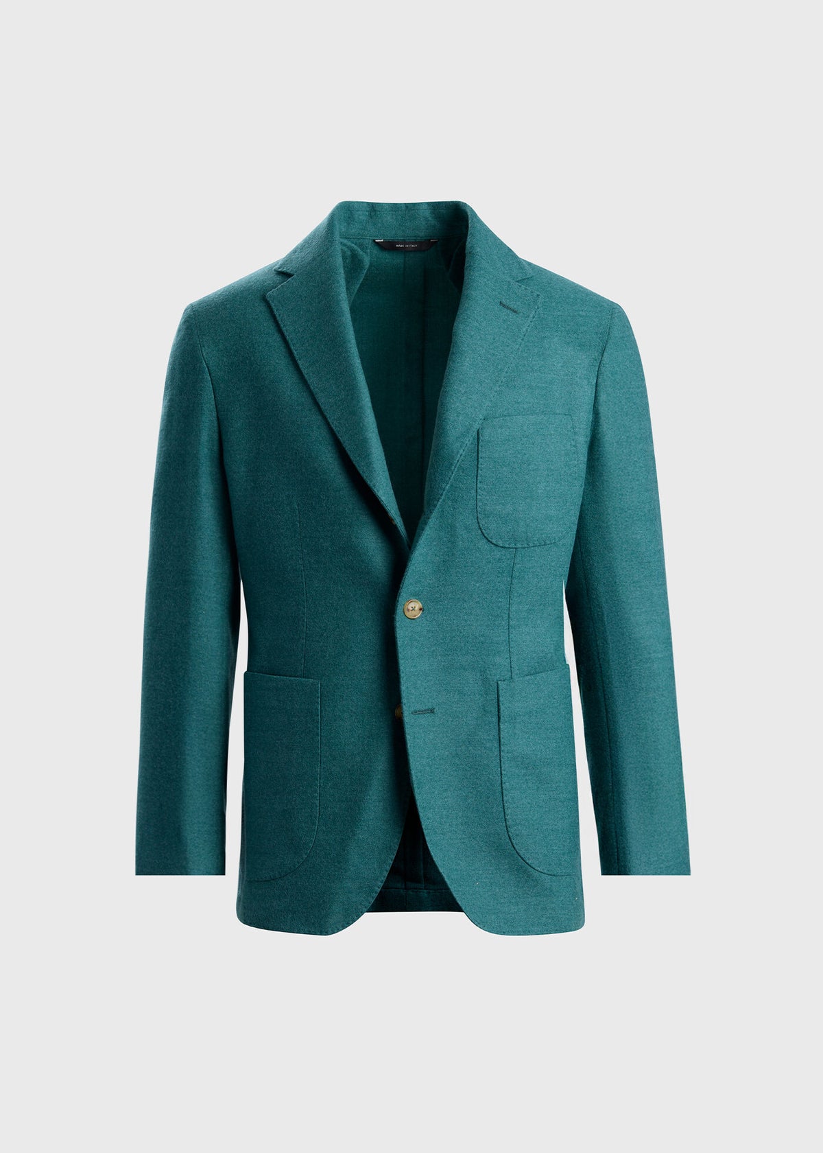 Wool & Cashmere Patch Pocket Jacket Gold - Paul Stuart