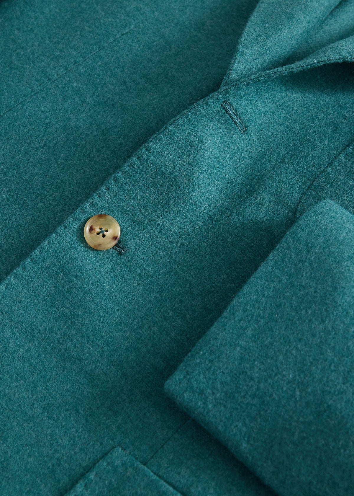 Wool & Cashmere Patch Pocket Jacket Gold - Paul Stuart