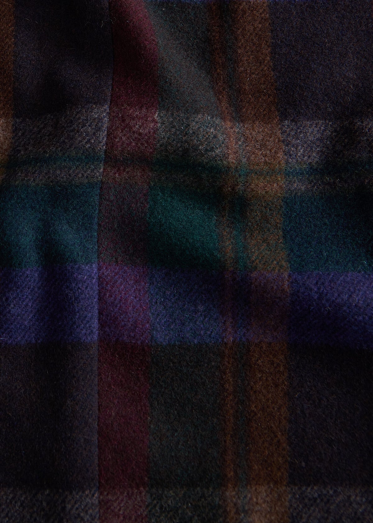 Bold Plaid Fall Jacket Dark Brown - Paul Stuart