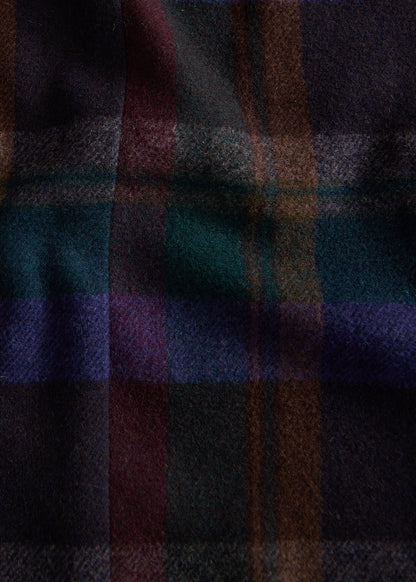 Bold Plaid Fall Jacket Dark Brown - Paul Stuart