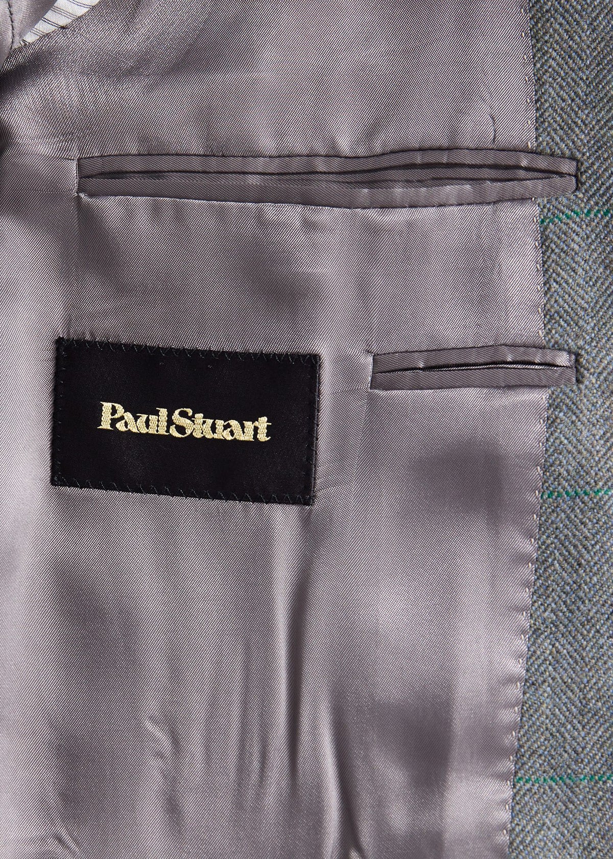 Cashmere Deco Herringbone Jacket Grey - Paul Stuart