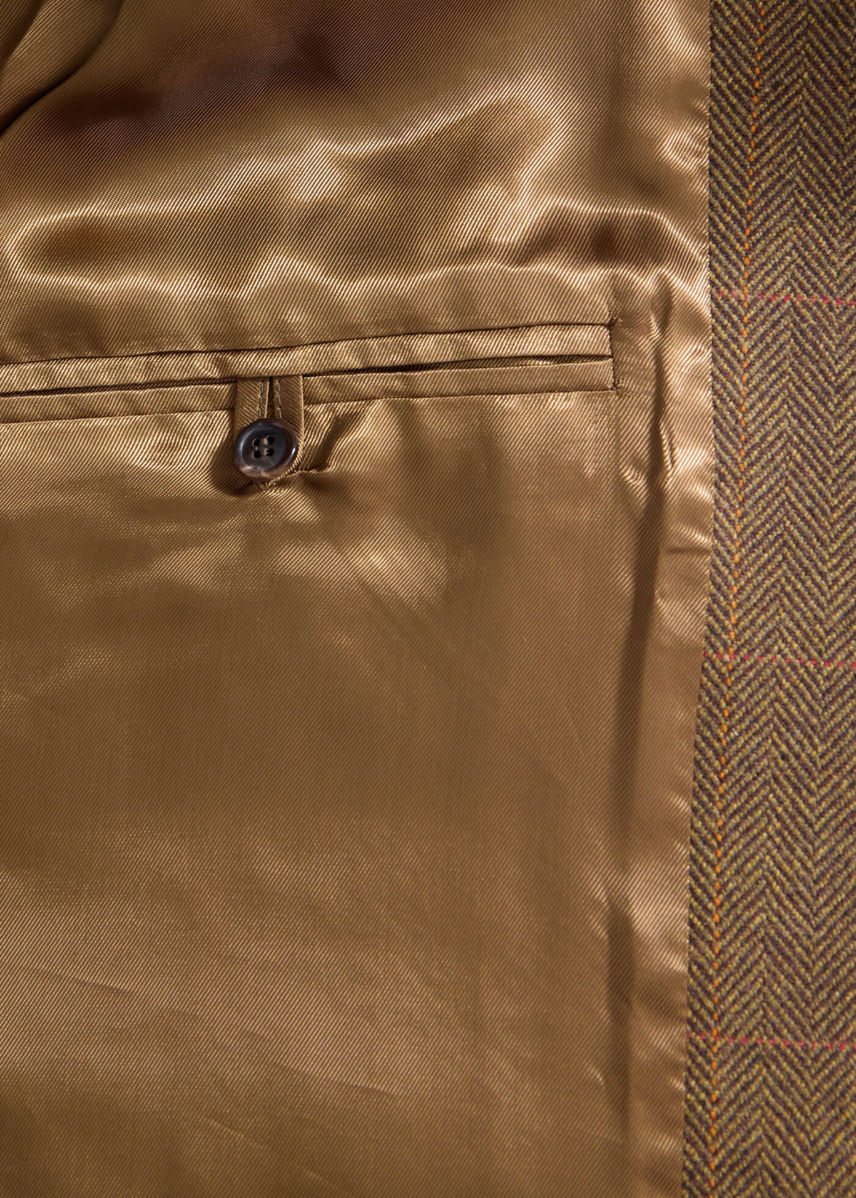 Wool Plaid Sportsman Jacket Olive - Paul Stuart