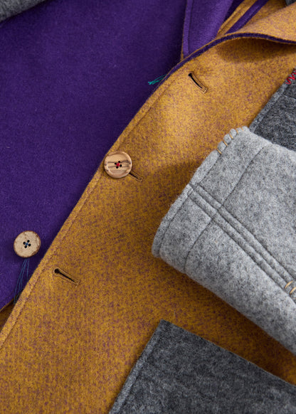 Colorblock Raw Edge Jacket Multi - Paul Stuart