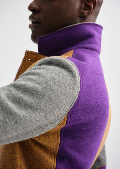 Colorblock Raw Edge Jacket Multi - Paul Stuart