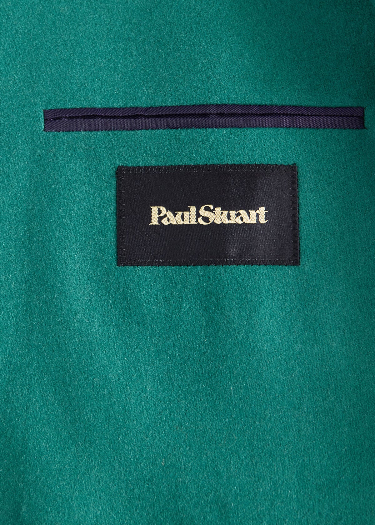 Double Breasted Wool Jacket Green - Paul Stuart