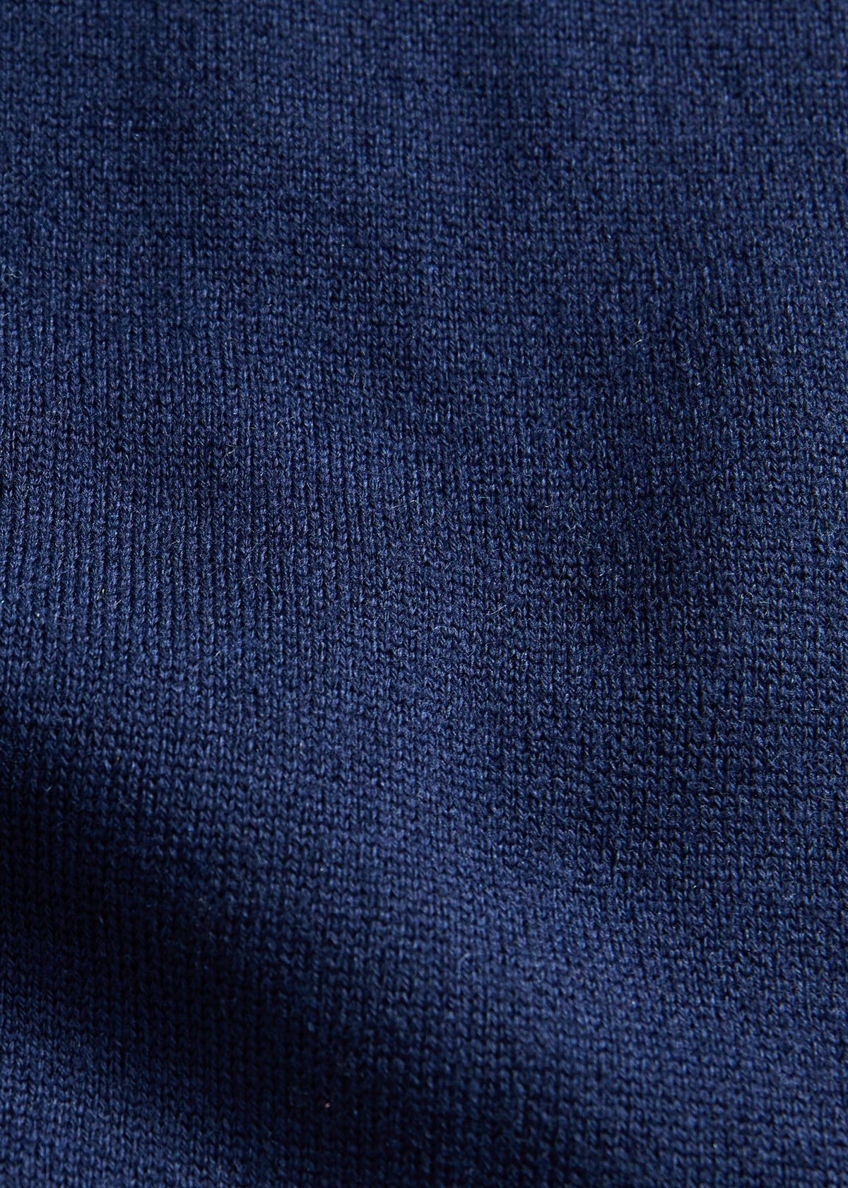 Merino Wool Blouson Cardigan Blue - Paul Stuart