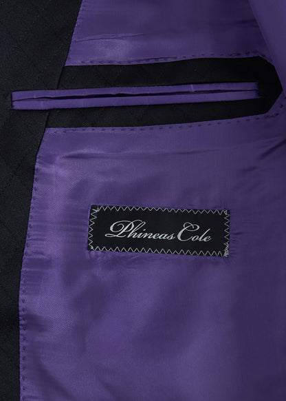 Velvet Shawl Collar Dinner Jacket Black - Paul Stuart