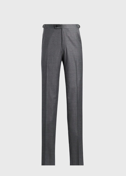 All Year Super 150s Wool Plaid Suit Grey - Paul Stuart