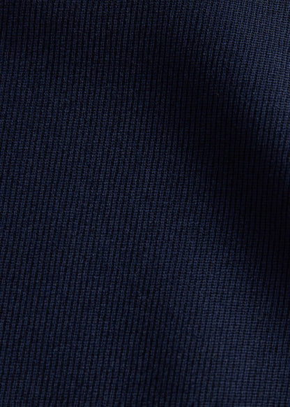 Wool Twill Double Breasted Suit Navy - Paul Stuart