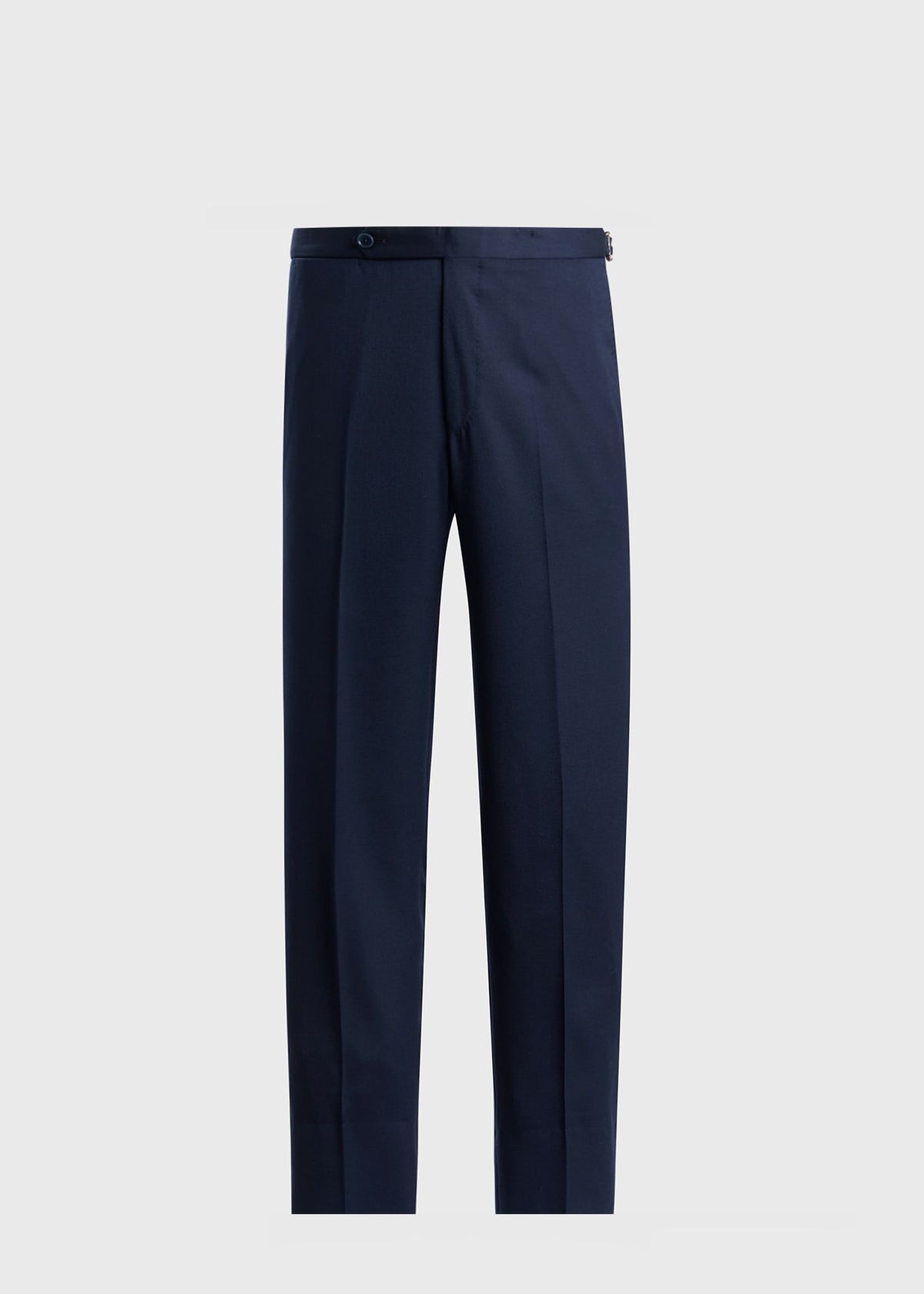 Wool Twill Double Breasted Suit Navy - Paul Stuart