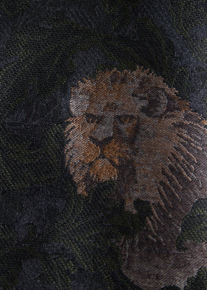 Wool & Silk Jacquard Dinner Jacket Green/Multi - Paul Stuart