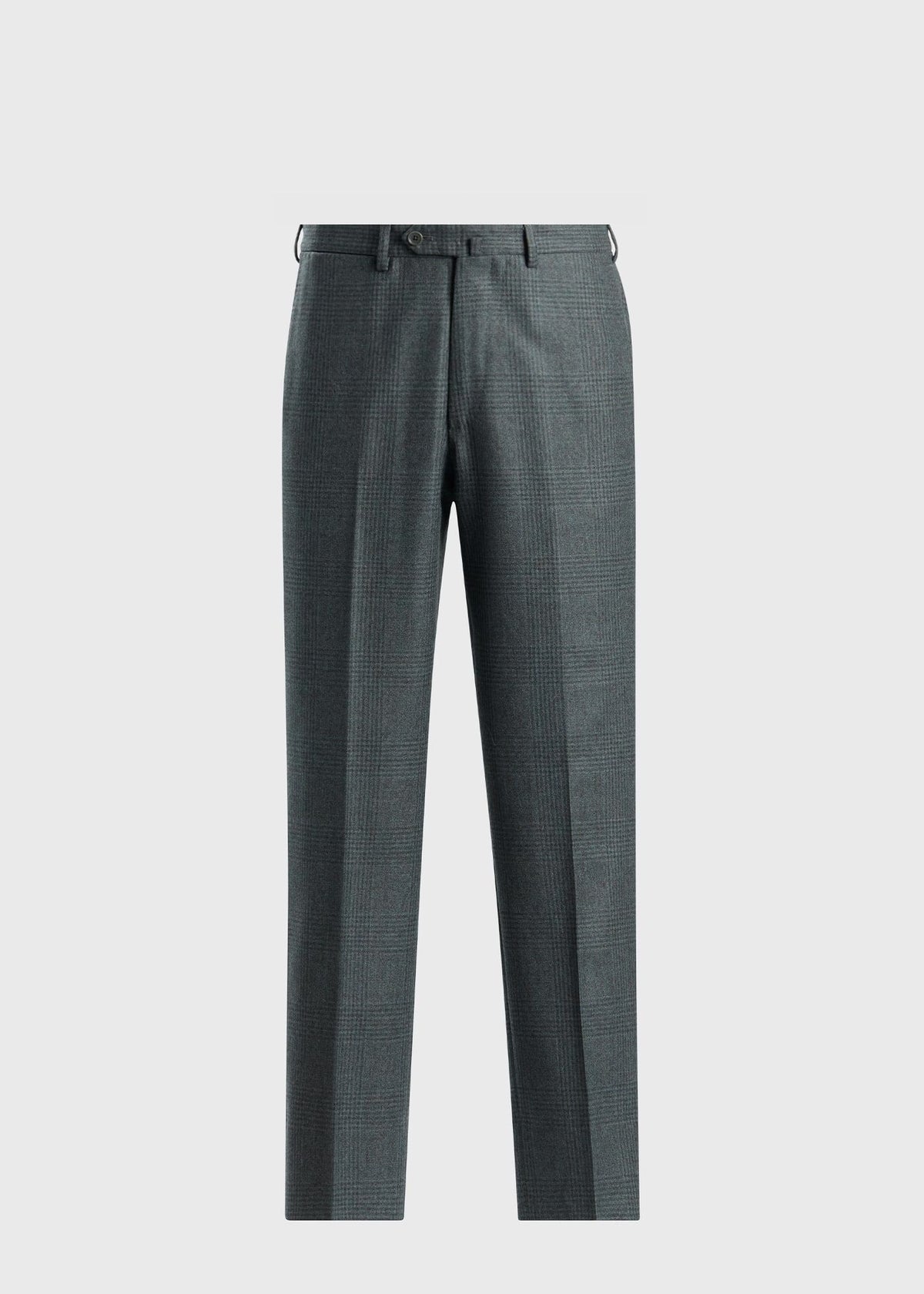 Sage Tonal Plaid Flannel Suit Sage - Paul Stuart