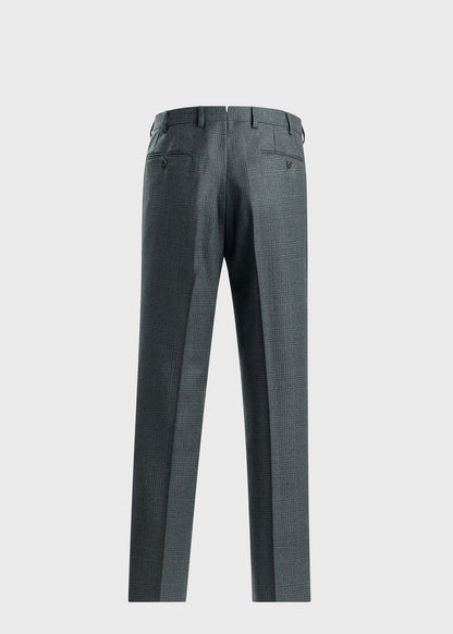 Sage Tonal Plaid Flannel Suit Sage - Paul Stuart