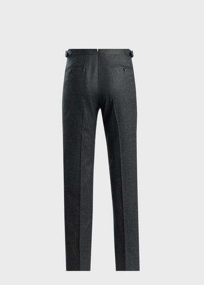 Double Breasted Wool Houndstooth Suit Olive - Paul Stuart