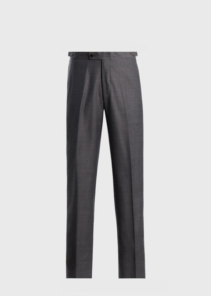 All Year Super 110s Wool Sharkskin Suit Taupe - Paul Stuart